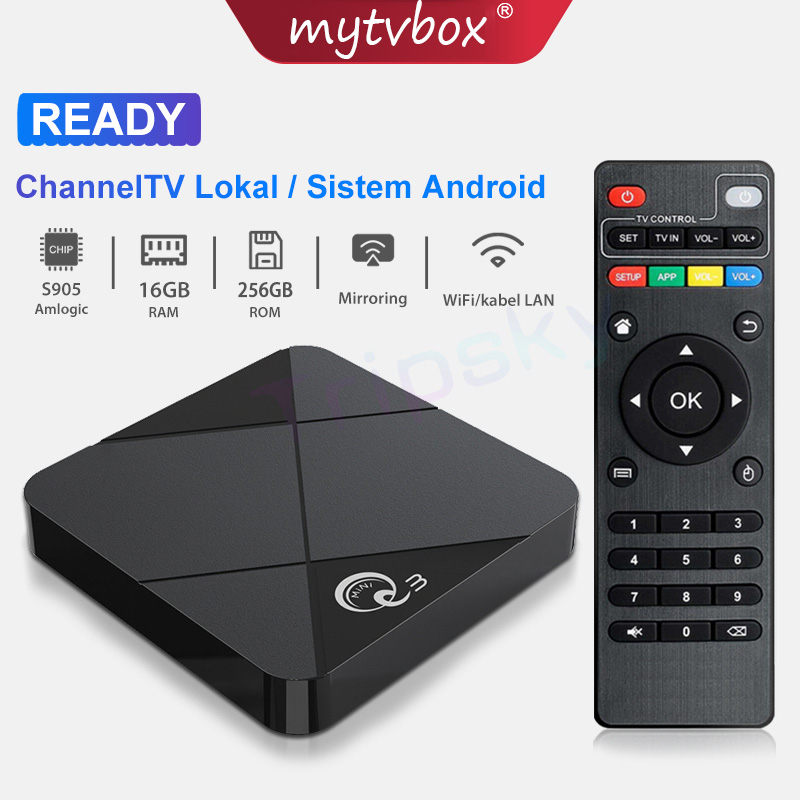 MiniQ3 Android TV Box 4K HD Smart TV Box 16GB+256GB 2.4G WIFI Android Media Player Set-Top TV Box Android Google Assistant Netflix Youtube Android10.1 Version