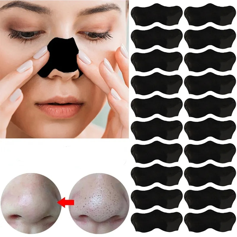 10pcs Nose Pore Cleansing Strips Blackhead Remover Peel Off mask Nose Sticker