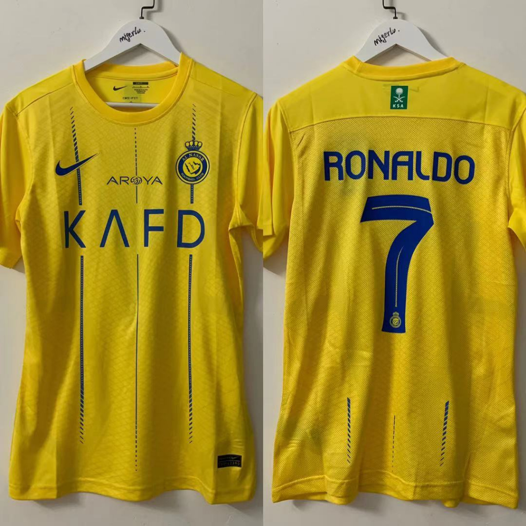 AI Nassr home jersey football short sleeve S-2XL #7 Ronaldo Fans version 23/24