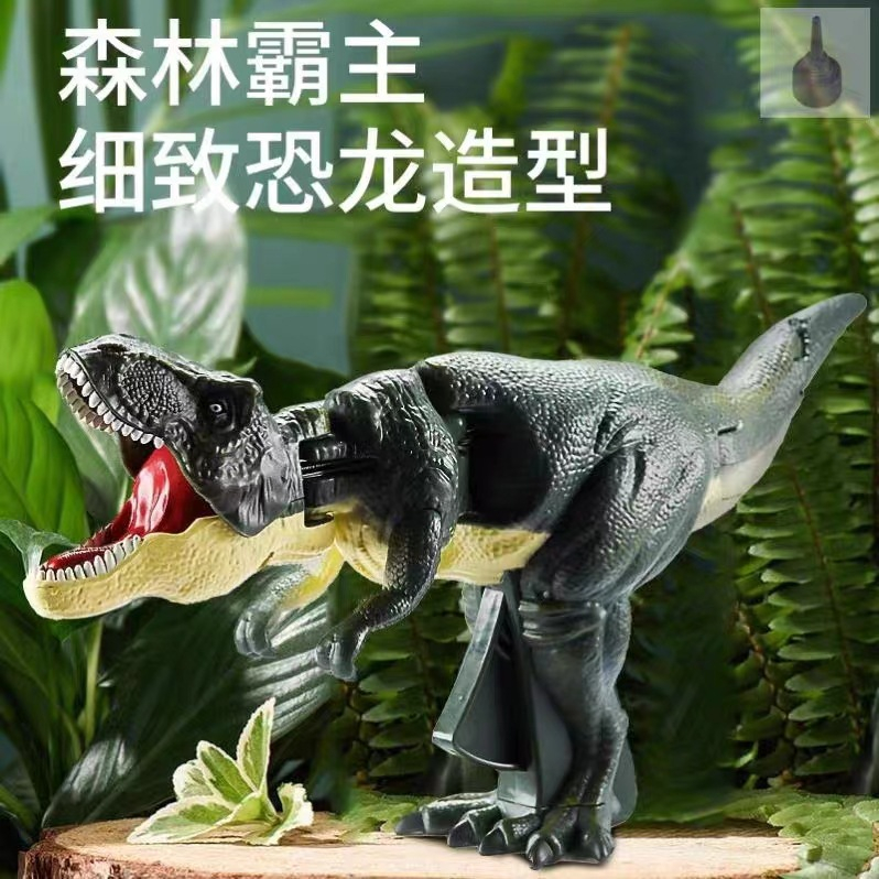 SEA SUN New product hot selling dinosaurs descending evil dragon roar press shake head left and right swing scary tyrannosaurus rex decompression tricky children's toys