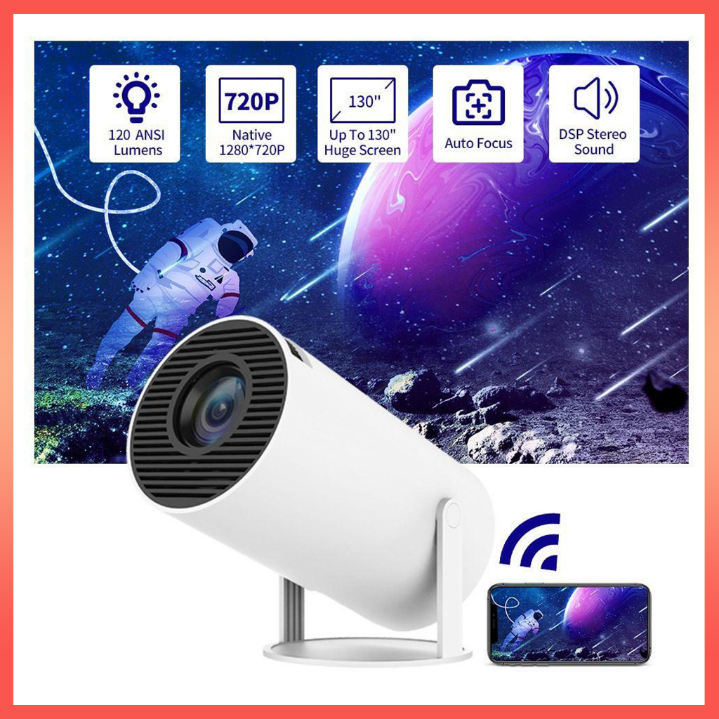 4K Projector Full HD 1080P 10000 Lumens Android 11.0 Mini Projector Wifi 6 Bluetooth 5.0 LCD Protable Projector Home Theater