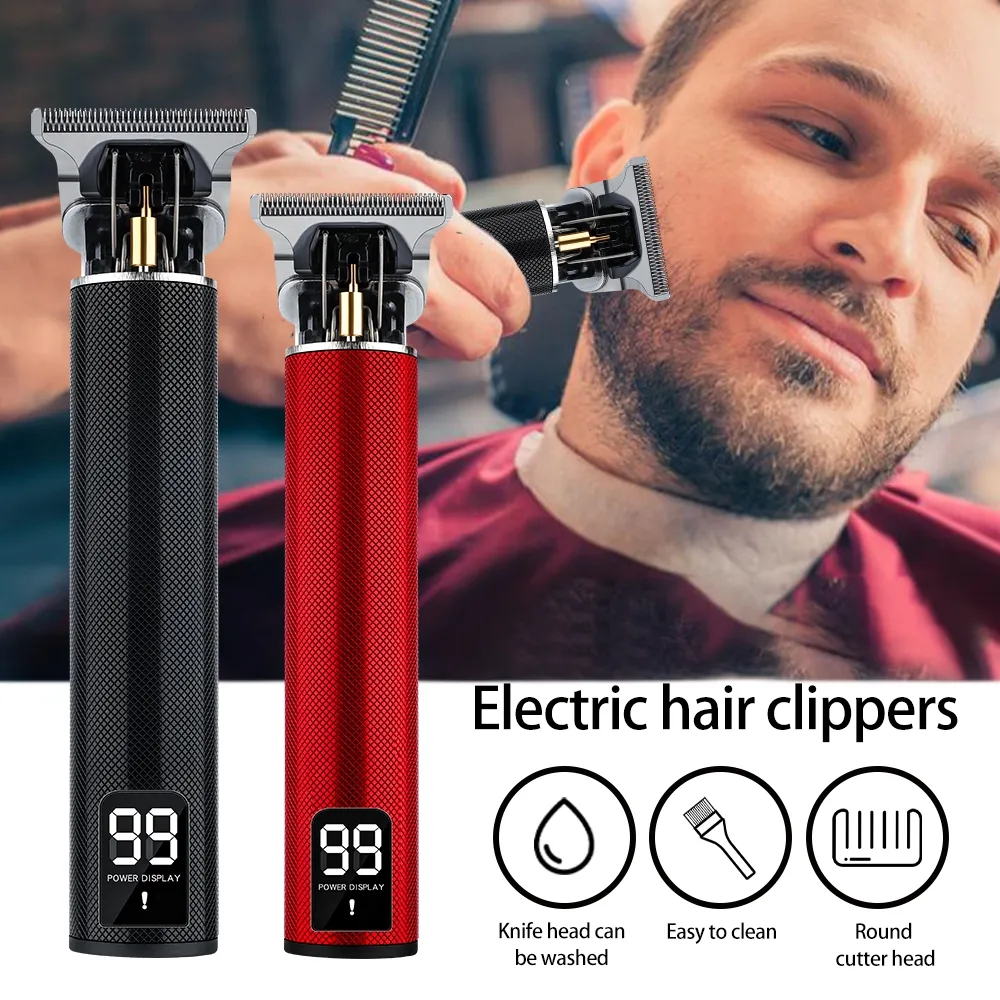 Professional Electric Hair Clipper Shaver For Men Razor WaterProof Men's Mower Beard Trimmer Barber Shaving Hair Cutting Machine