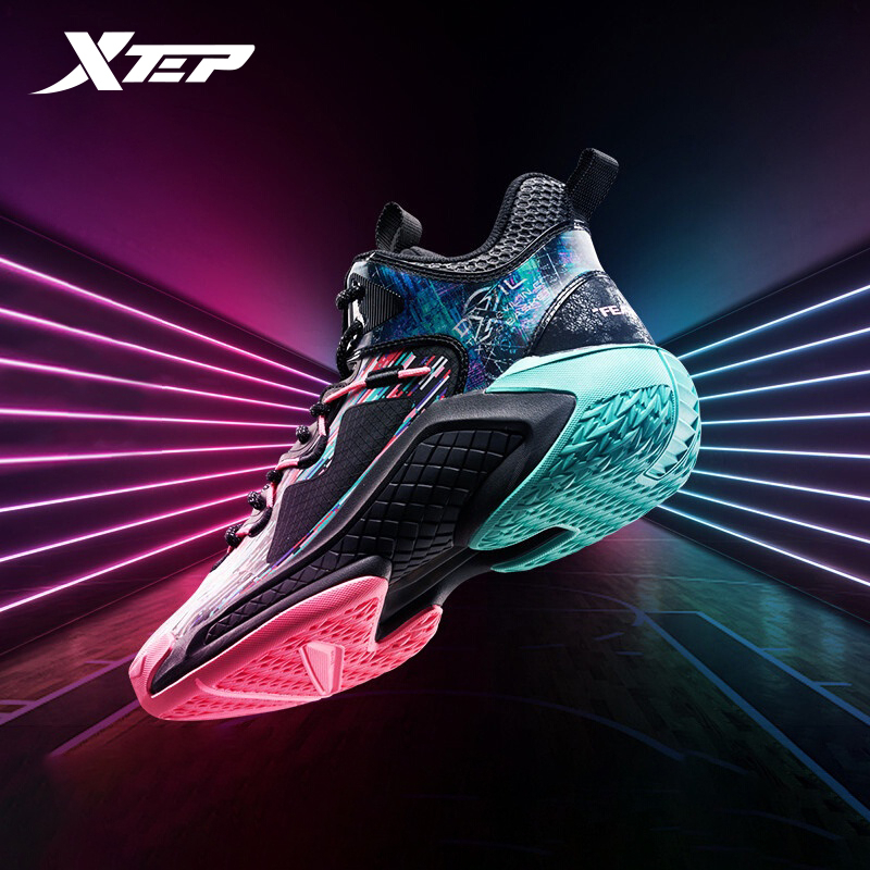 XTEP Qixi2.0 Qixi1.0 Basketball Shoes Breathable Shock-Absorbing Wear-Resistant Low-Top Men