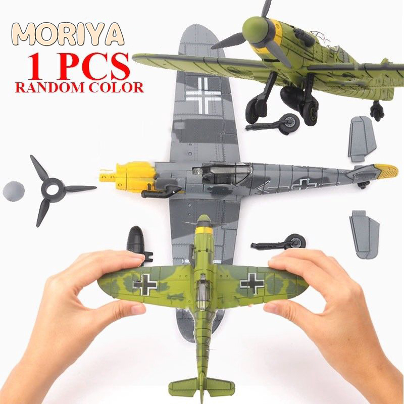 1/48 Fighter Model Toys Building Sets Flanker Combat Aircraft Diecast WW2 BF-109