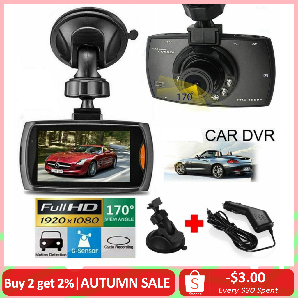 G30 1080p Full HD Screen Car DVR Auto Night Vision Dashboard Camera Driving Recorder Vehicle Registrator Auto