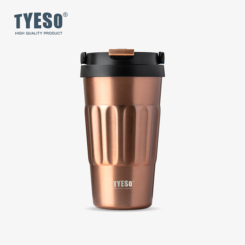 TYESO TS-8803/TS-8804 400ML /500ML Vacuum Insulated Tumbler Keep Cold And Hot With Handle Coffee Cup Office Mug Thermos Mug