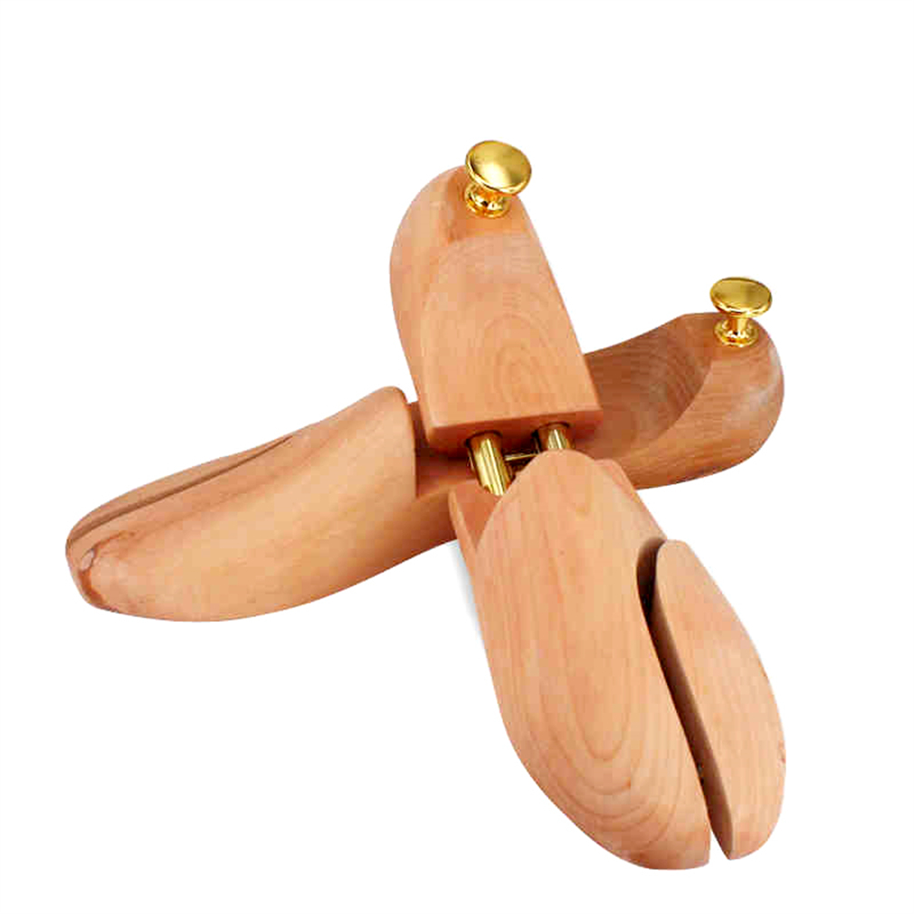 Wooden Shoes Trees Stretcher Unisex with Spring for Women Men Leather Shoes