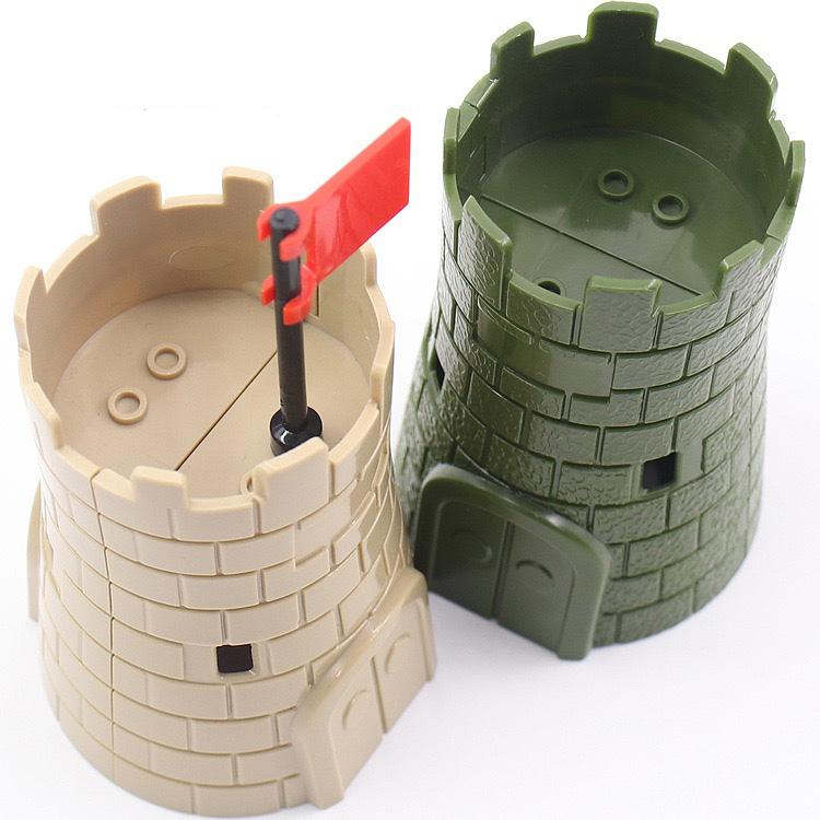 Bunker WW2 Military Self Defense Building Blocks Solider Equipment PUBG Accessories Brick DIY Children Toy