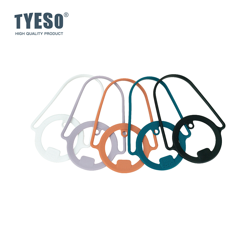 TYESO TS-8101A/B Outdoor Portable Silicone Handle Rope suitable for 36# /14# Coffee Tumbler(TS-8848A/TS-8848B/TS-8766B/TS-8767B)