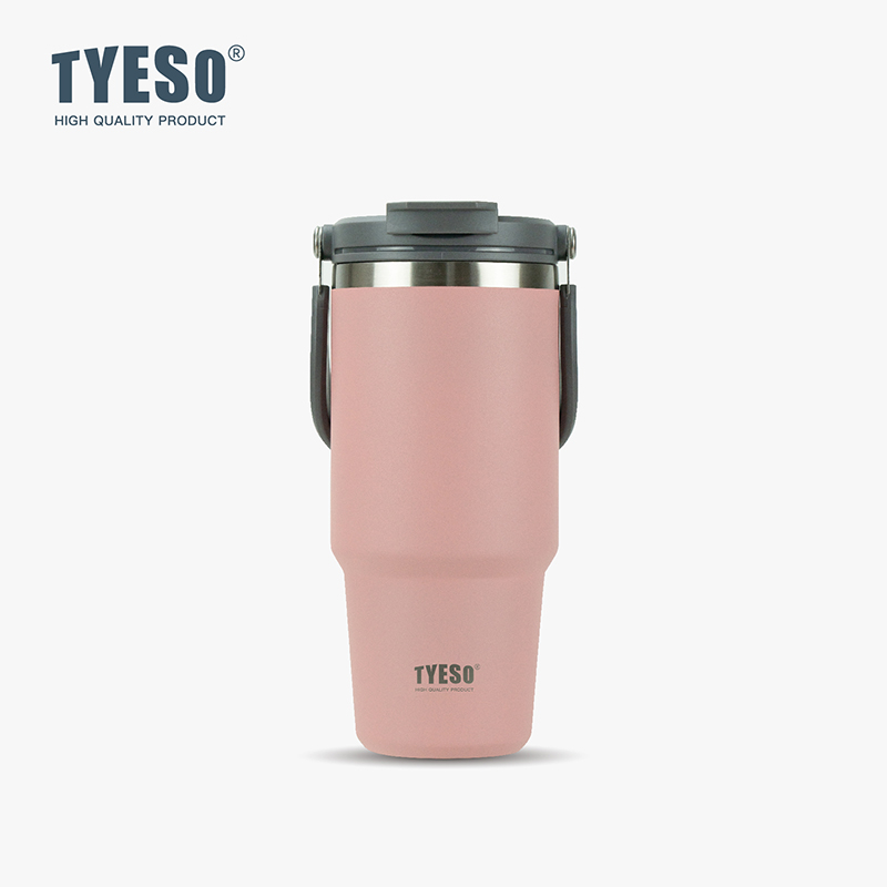 TYESO TS-8826/TS-8827/TS-8828/ 600ml/750ml/900ml Vacuum Insulated Tumbler Keep Cold And Hot Multipurpose With Straw