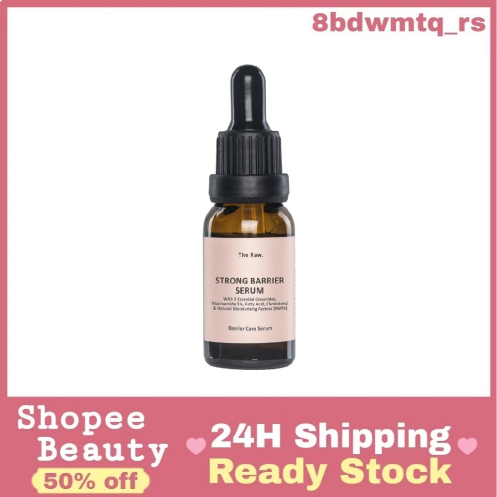 The Raw. Strong Barrier Serum Nourishing & Hydrating Strengthen Skin Barrier Lightweight Formula with 5 Essential Ceramides and Niacinamide (5%)