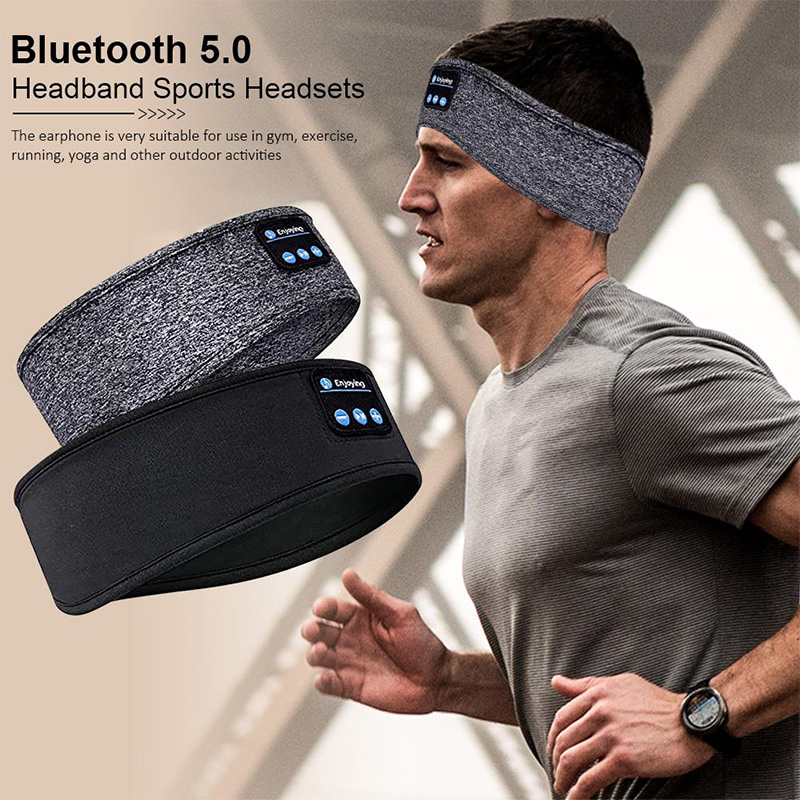 Bluetooth Sleeping Eye Masks Music Headphone Travel Sports Wireless 5.0 Bluetooth Stereo Headband Headsets