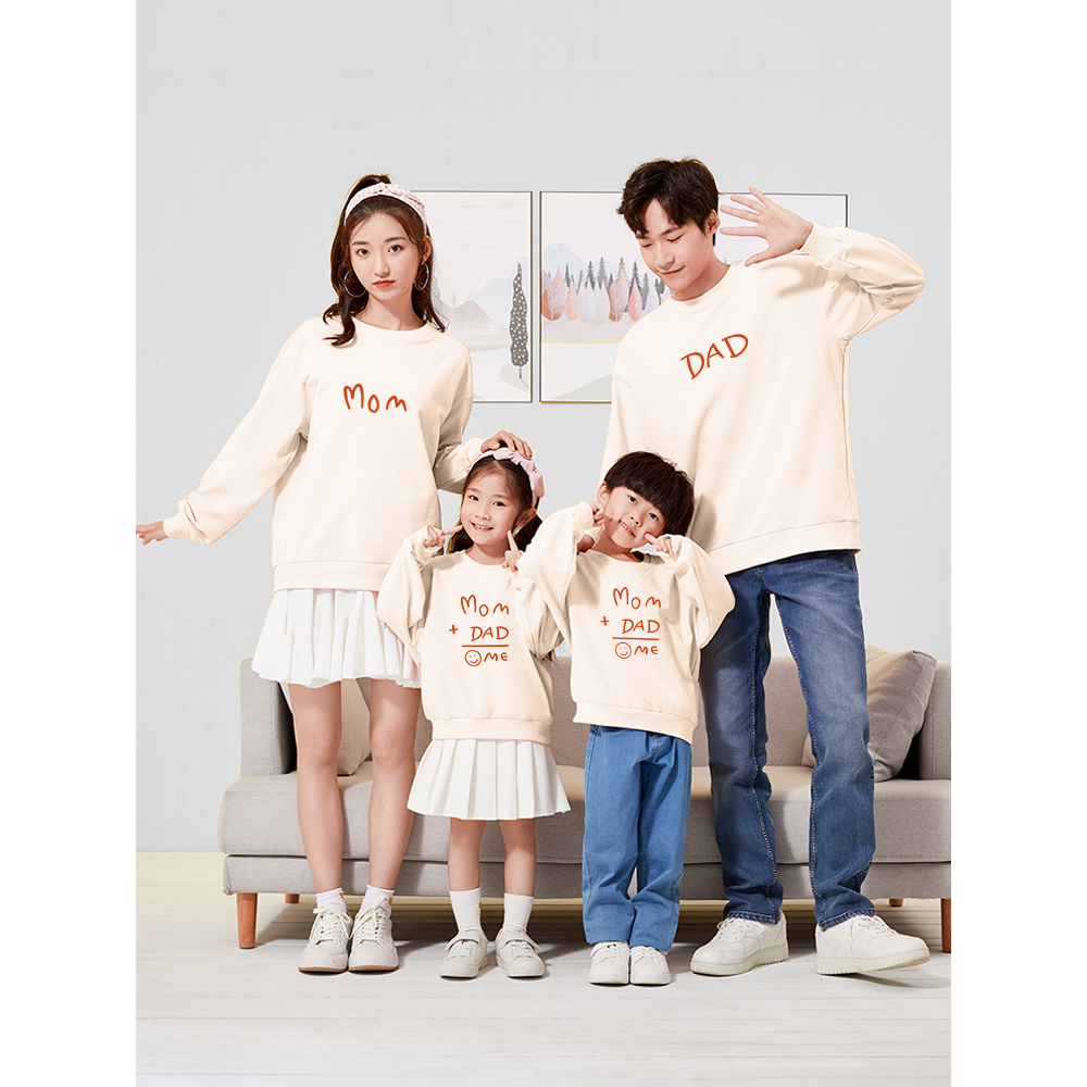 7 Colors Baby Romper Cute Cotton Family Tee Hoodies Women T-shirt Men T-shirt Family Set Wear T Shirts Family Couple Wear Birthday Party Holiday