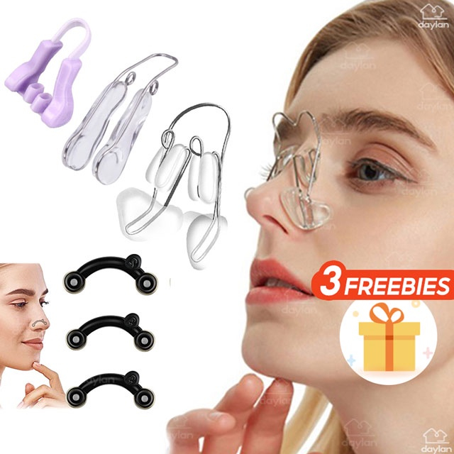Nose Up Lifting Soft Silicone Rhinoplasty Nose Shaper Lifter Clip/Nose Bridge Straightener Corrector Silicone Nose Massage Nose Slimming Beauty Tool