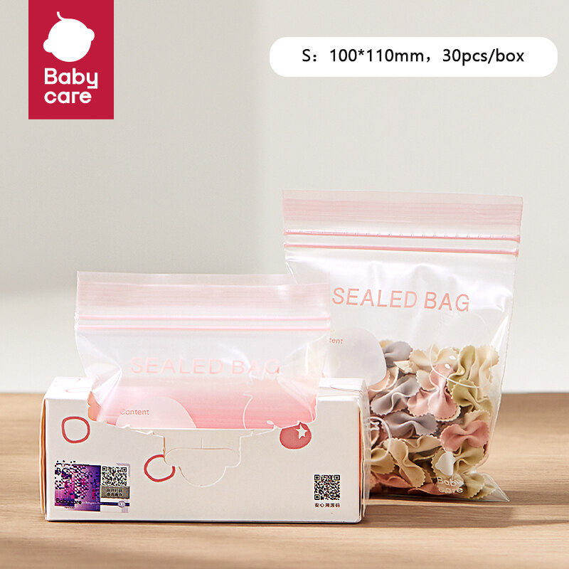 Bc Babycare Fresh Zipper Bag Freezing Preservation Food Storage Bag Transparent Self Sealed Bags Kitchen