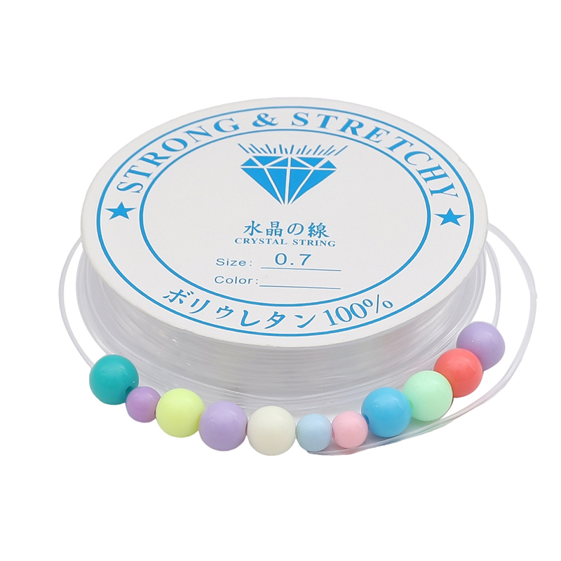 0.25mm-0.8mm Transparent Crystal Beading Cord String Thread Non-stretch Strong Nylon String For DIY Necklace Bracelet Jewelry Making