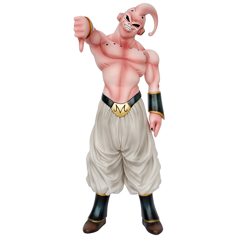 28.5cm Dragon Ball Z Anime Figure Majin Buu GK Standing FC Look Down Evil Buu Demon PVC Action Figures Model Collect Figurines Decorate Doll Toys