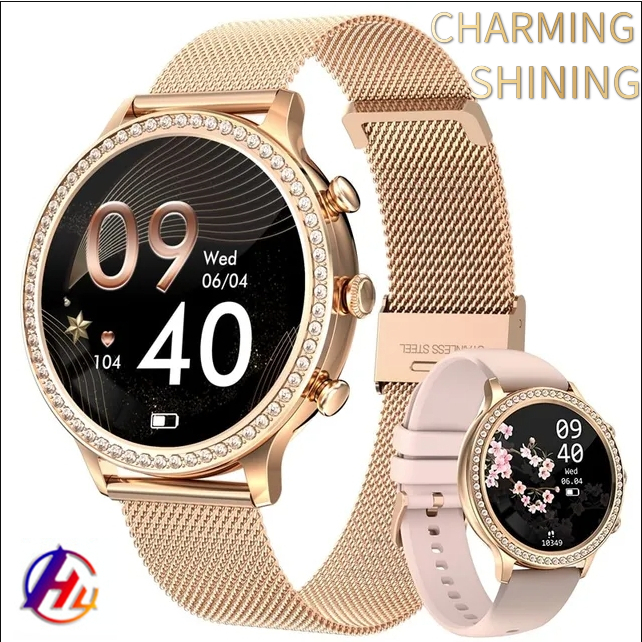 XIAOMI Fashion Smart Watch For Lady  Bluetooth Call Blood Pressure DIY Custom Dial Sport Bracelet Waterproof Men Smartwatch Women