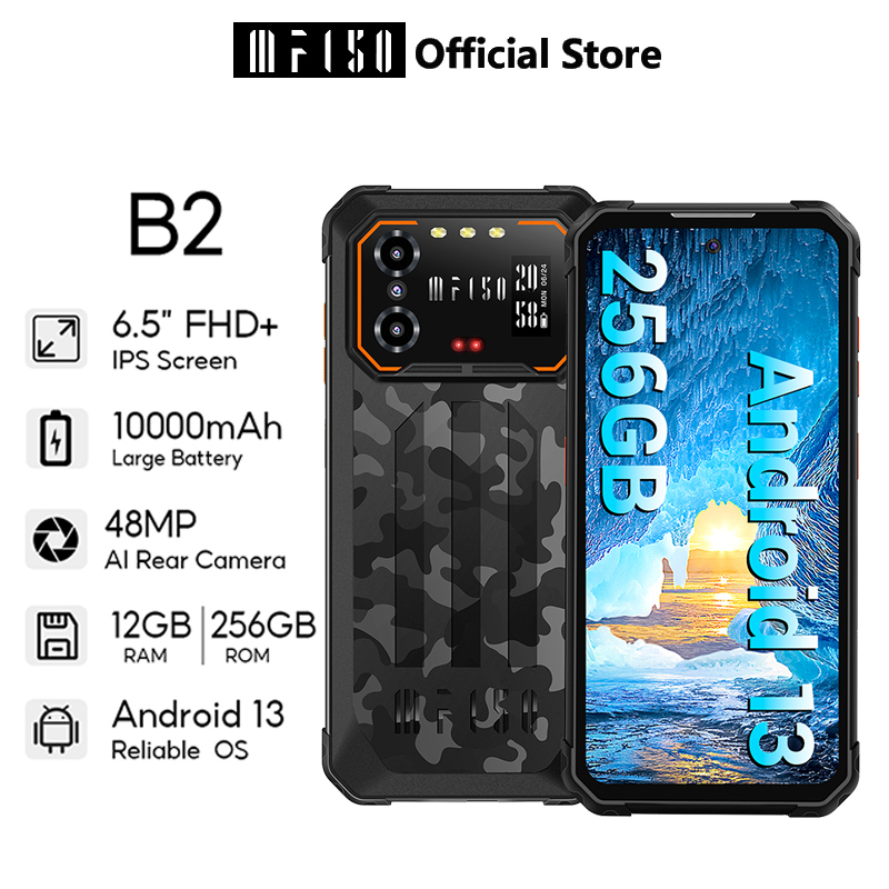 IIIF150 B2 6.5'' FHD+ 10000mAh 48MP Camera Android13 12GB(6+6 Extended) 256GB Rugged Smartphone