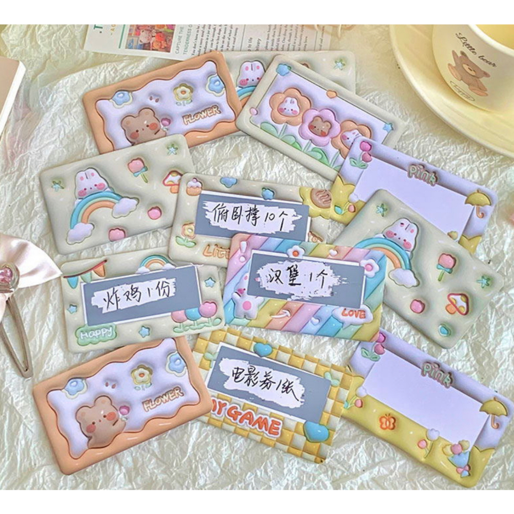 [Coisíní] 20pcs Diy Scratch Card Creative Scratch Card Couples Reward Interactive Raffle Tickets Encourage Lucky Diy Gift