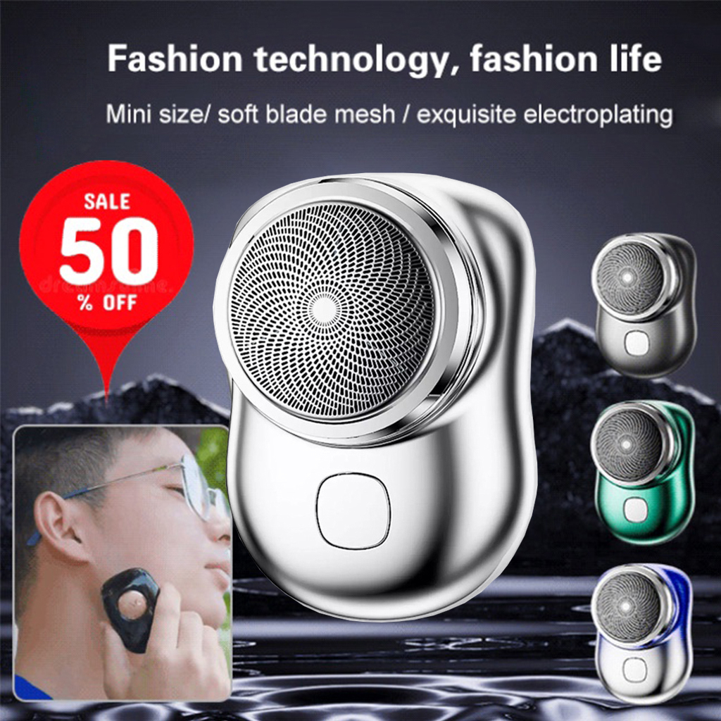 2023 New Style Mini Portable Electric Shaver for men Rechargeable Sortable Shaver Waterproof Razor for Travel