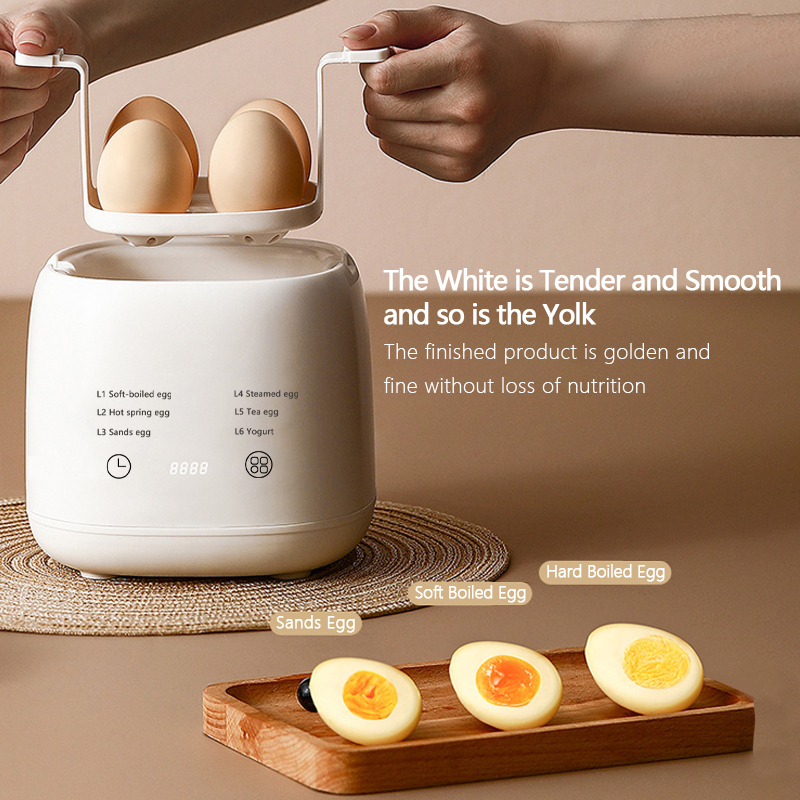 [Available in stock in Malaysia]220V Egg Cooker Electric Steamer Yogurt Maker with Timer Reservation Fully Automatic Multifunctional Egg Cooker Yogurt Maker