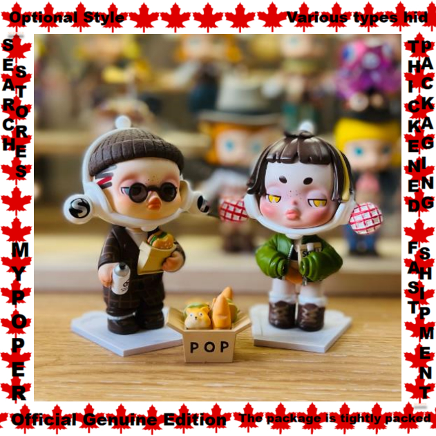 Optional Styles Leading Man SKULLPANDA POPMART SKULLPANDA Action Cut Series Doll Garage Kit Blind box Resting Leading Lady Grumpy Maintenance Gluttonous Security Craft Service Stunt Man Fashionable Clapper-Loaders Stand-in Musty Extra Actor Comedian