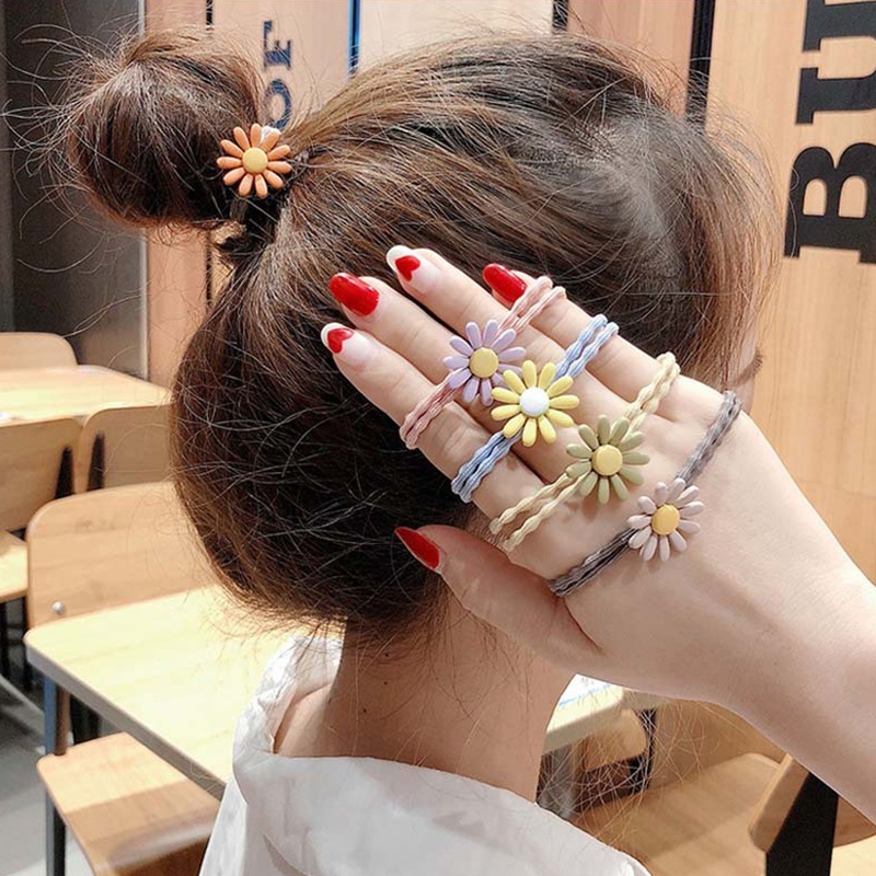 Hot sale Little daisies Hair rope Temperament Flowers Elasticity Head rope Fairy Hair Accessories