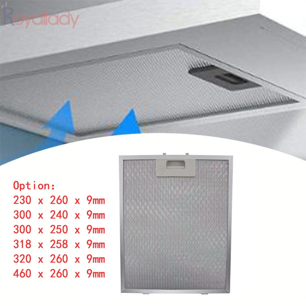 Cooker Hood Filters Metal Mesh Extractor Vent Filter 318 x 258 x 9mm