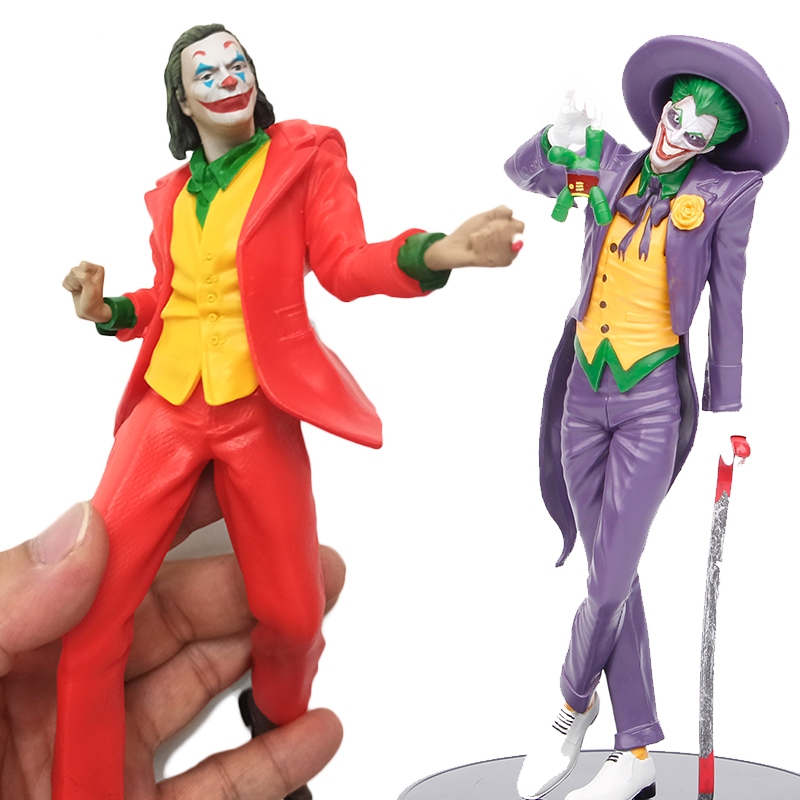 22cm The Joker DC Comics Action Figure Phoenix Actor Play Collectible Doll Toy