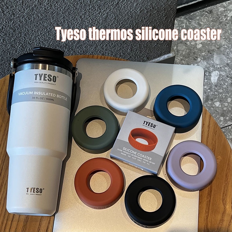 TYESO Silicone Coaster Tyeso Accessories Anti-Slip Tumbler Rubber Silicone Cup Holder Thermos Cup Coaster