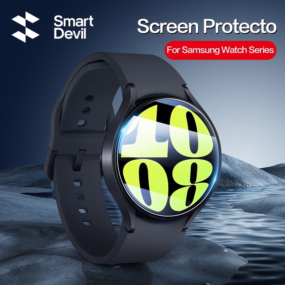 SmartDevil Watch Tempered Glass For Samsung Watch4/5/Classic47mm/Watch6 HD Shockproof