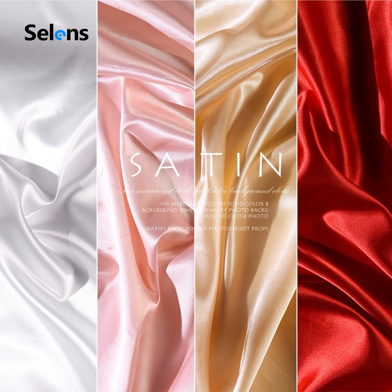 Photography Silk Background Cloth Backdrop INS Backdrop for Studio Jewelry Shooting Background Home Decoration Photo Gadget Nail Art Shooing