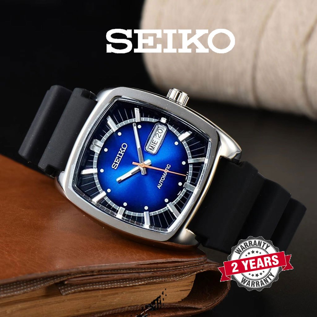 [Ready Stockt]SEIKO Men's Watch Fashion Watch Quartz Movement Wrist Watch Japan Limited Business Watch Stainless Steel Case Silicone Strap Jam Tangan Lelaki Orignal jam tangan lelaki waterproof origin