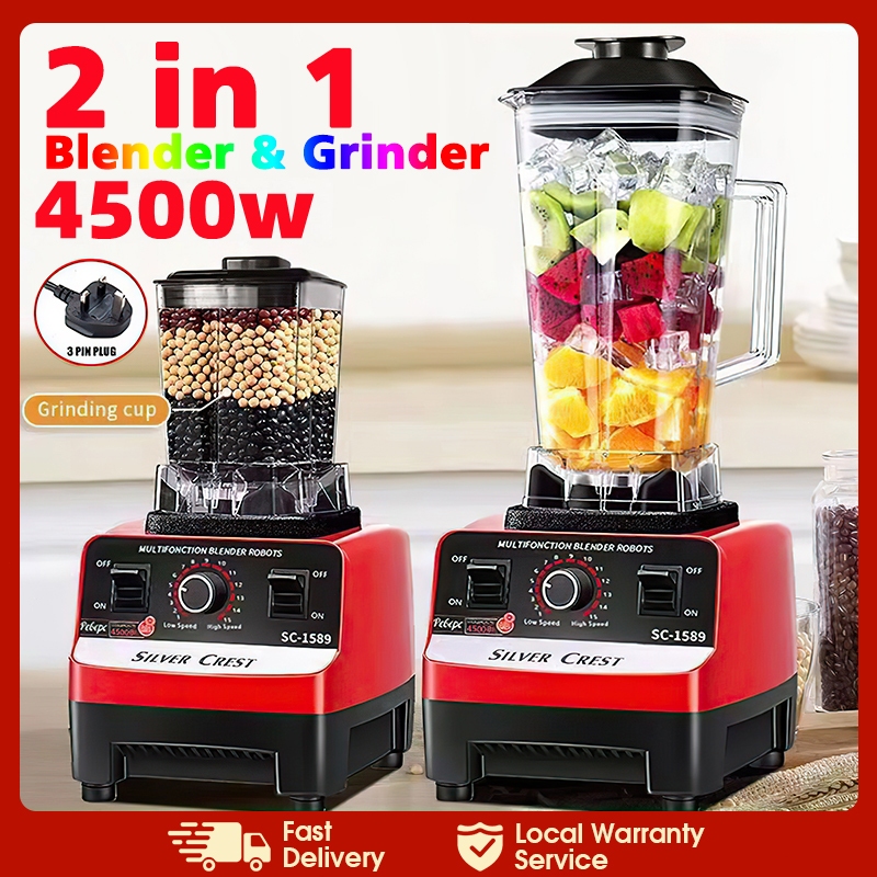 [MY STOCK] 3L 4500W Heavy Duty Blender Pengisar Tugas Berat Mixer Juicer High Power Blender Machine