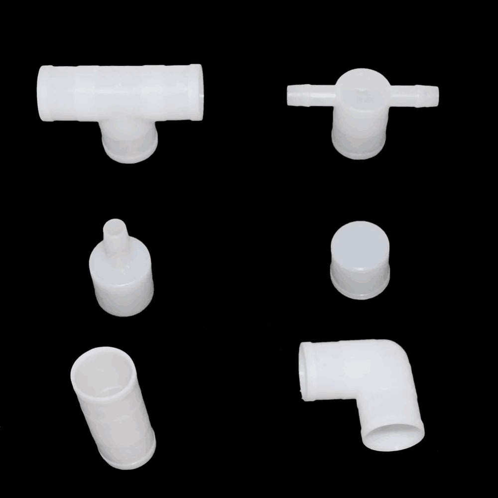 25mm Poultry Drinking Accessories Tee 6 Styles Rabbit Quail Pigeon Parrot Bird Drinking Fountain Pipe Connector Plastic Pipe