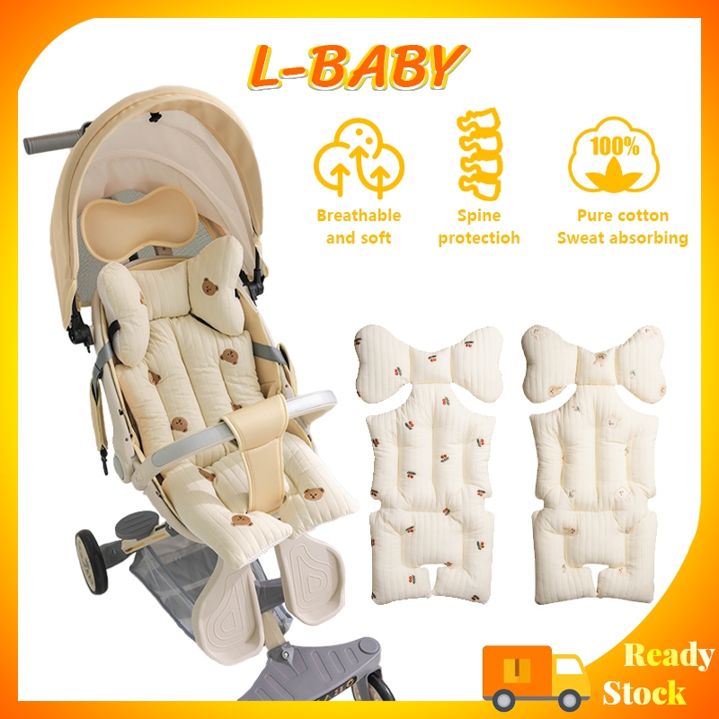 【Ready Stock】Baby Stroller Cushion Pad Portable Car Seat Chair Pad Thicken Breathable Cart Mattress