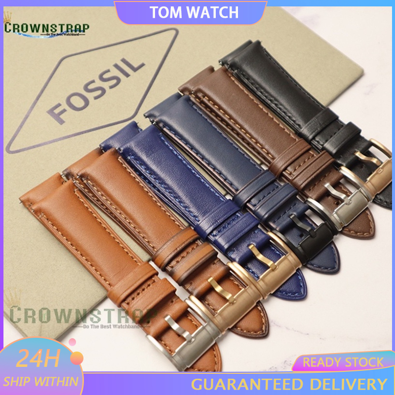 For FOSSIL tali jam 22mm 24mm watch strap 22mm 24mm for  leather strap Tali jam