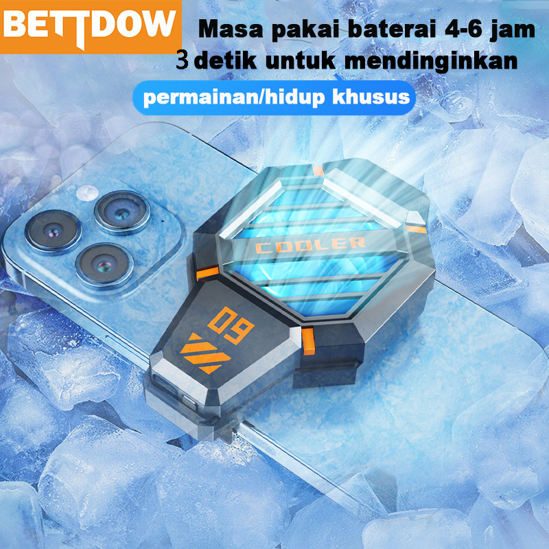 BETTDOW Mobile Phone Radiator PUGB Game Portable Controller Cooling Fan Cooler Universal Heat Sink