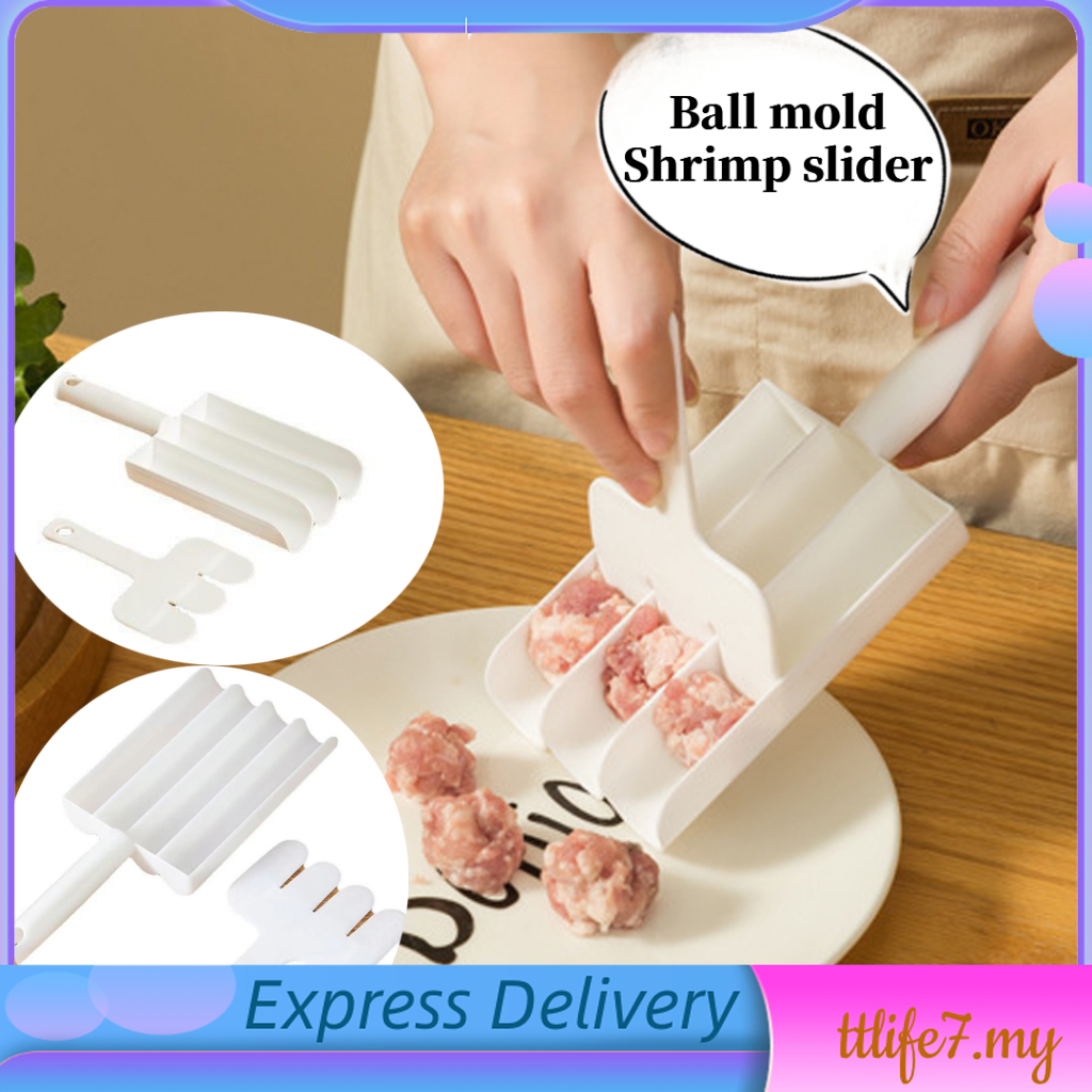 HG Meat Ball Maker Plastic Meatball Maker Convenient Meat Ball Mold Homemade Lean Meatball Tool Home DIY Meatball Fish Ball Set