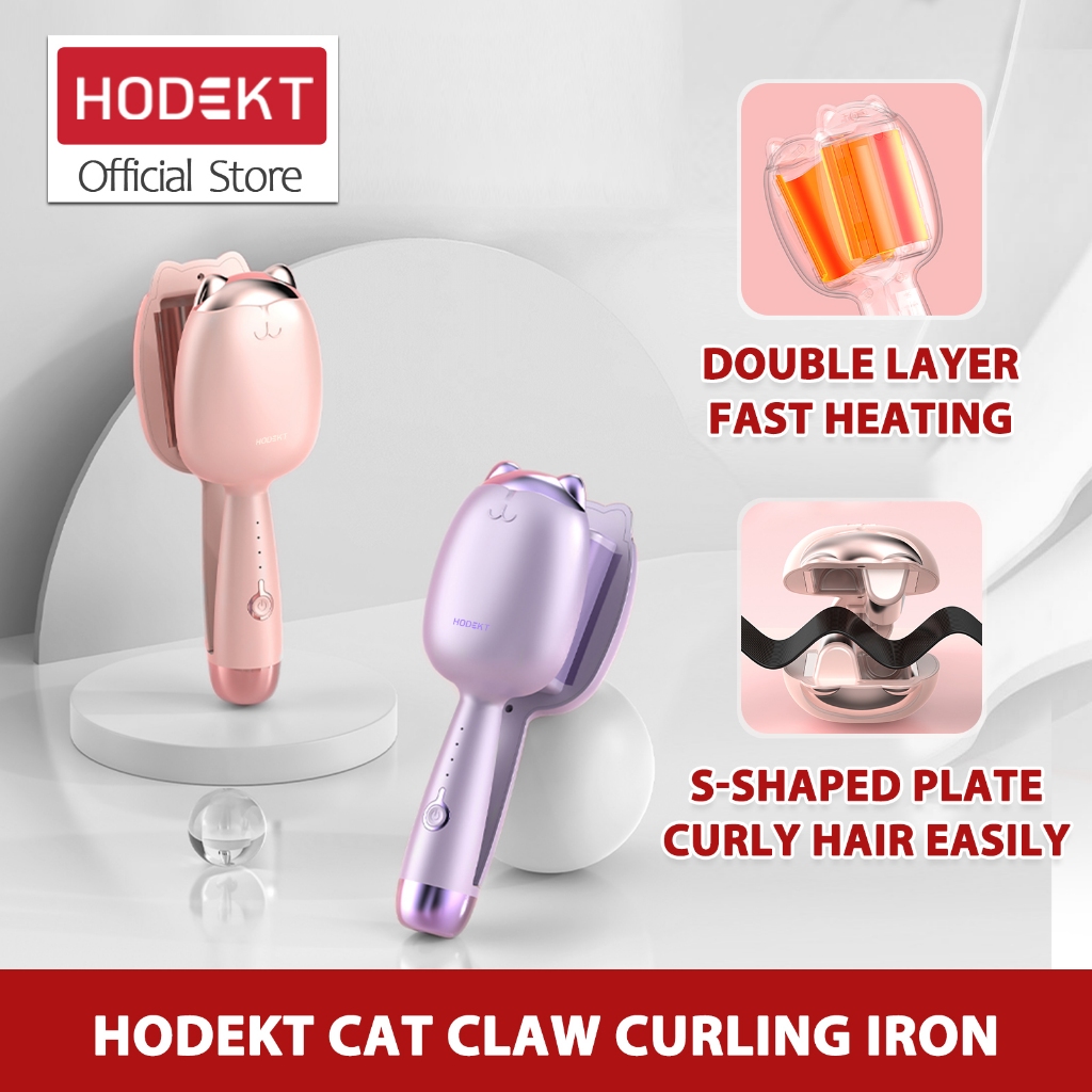 HODEKT 蛋蛋卷棒32MM Egg Roll Hair Curler Roller Hair Roller Hair Curler Kerinting Rambut波浪卷发棒 蛋卷发棒Hair Curler Ion