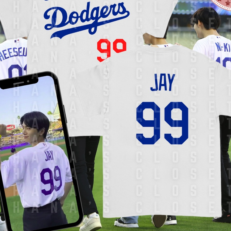 Dodgers Jersey Customized Inspired T Shirt - Heeseung Jungwon Jay Jake Sunghoon Sunoo Ni-ki