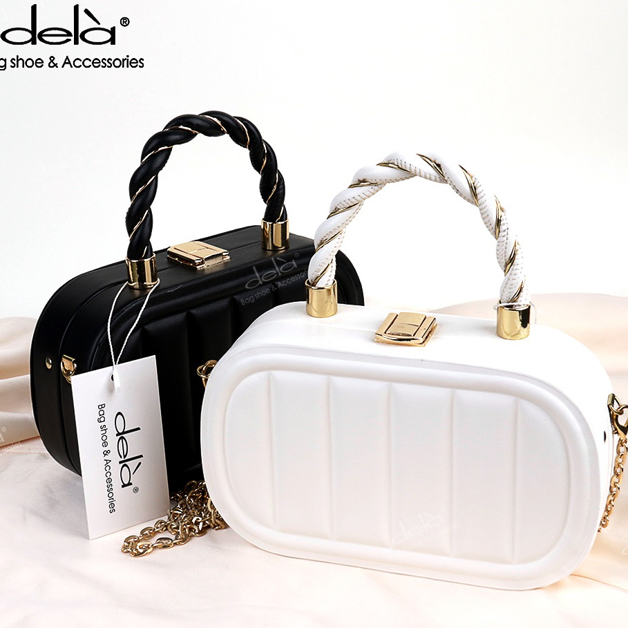 Dela handbag women's fashion dinner bag stereotyped bag bag women beg perempuan dinner bag