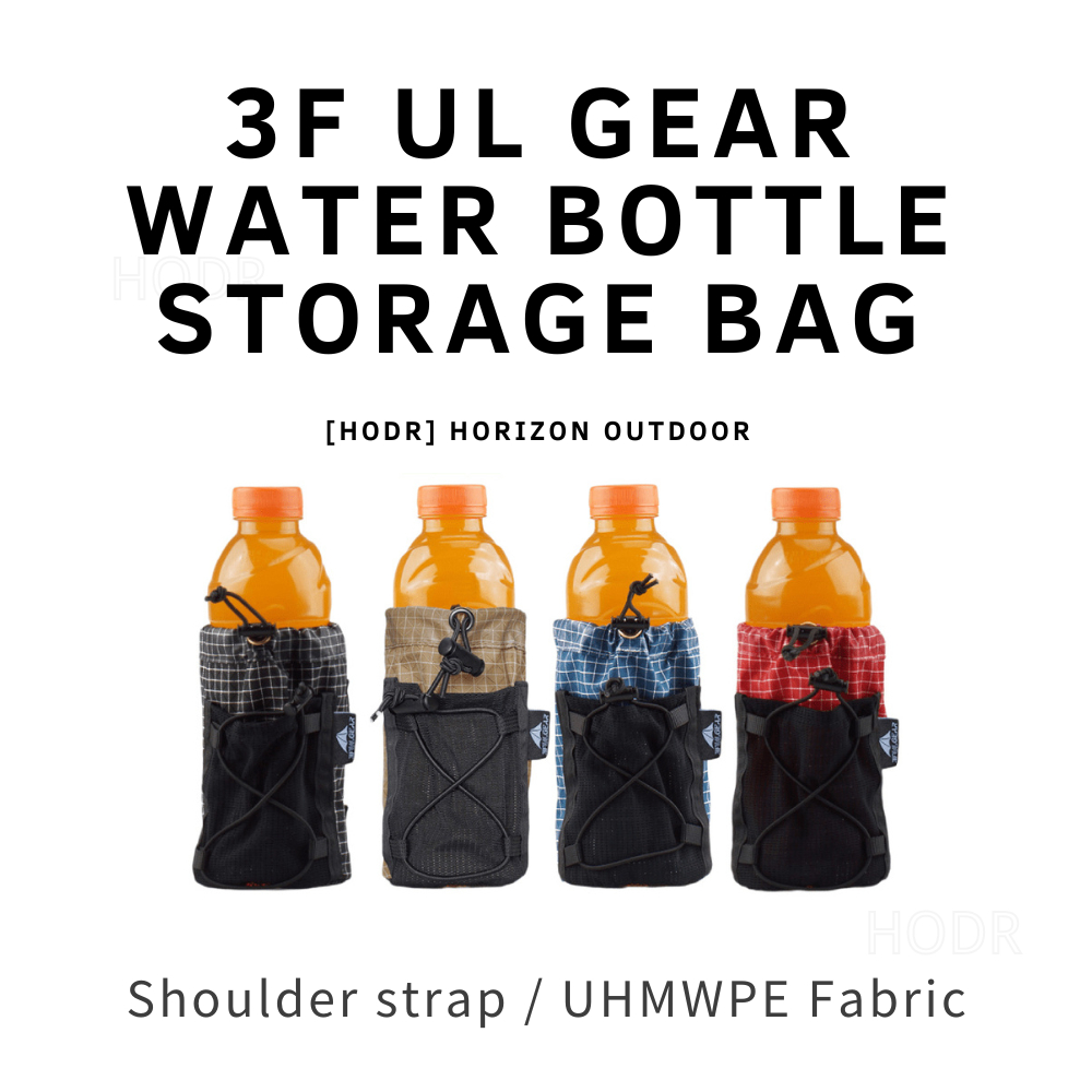 [HODR] 3F UL GEAR Water Bottle Holder Bag Water Bottle Strap Cover Bag Bottle Holder Strap Shoulder Strap Attach to Shoulder Strap Waterproof Case Pounch Water Bottle Case Backpack Travel Outdoor Hiking Mountaineering Accessories