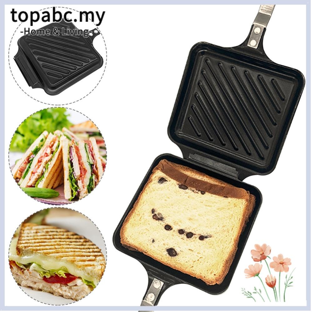 Sandwich Maker Pan Pembakar Roti Sandwich Toaster Steak Maker Bread Toaster Camping Frying Pan