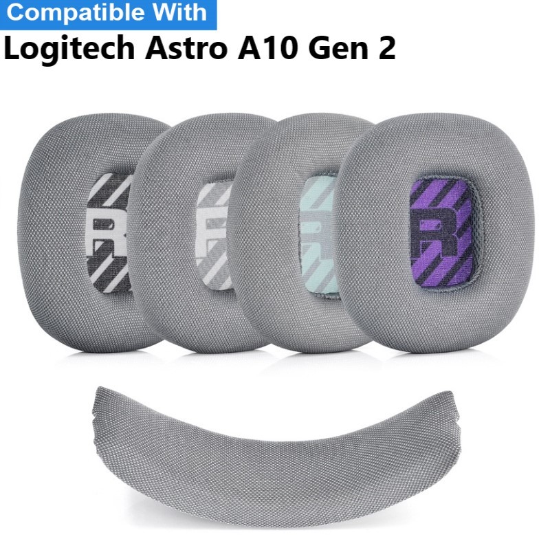 Replacement Headphone Ear padsFor Logitech Astro A10 Gen 2 Headphone Earpads Cushion Sponge Headset Earmuffs