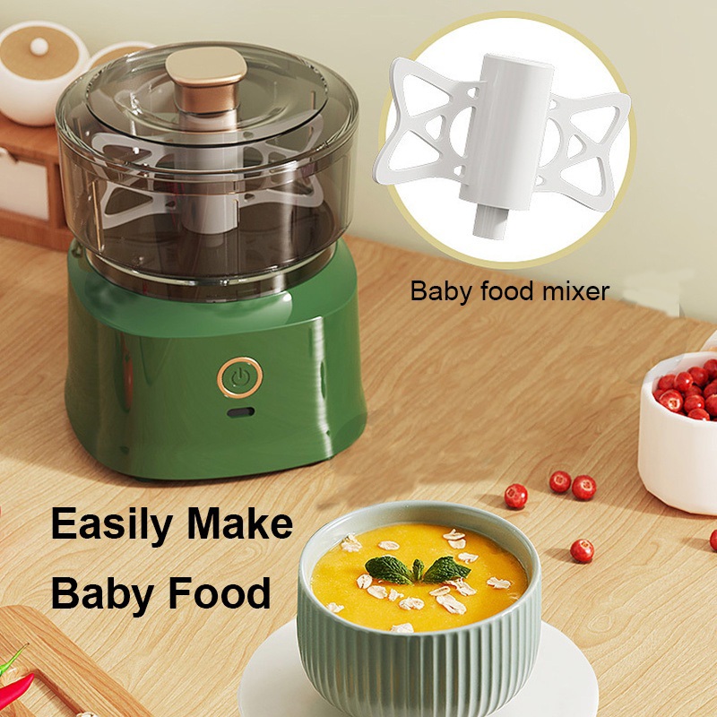 Multifunctional Food Processor Cordless Meat Blender Electric Garlic Chopper Baby Food Processor Kitchen Mixer 350ML 多功能料理机 婴儿辅食搅拌机