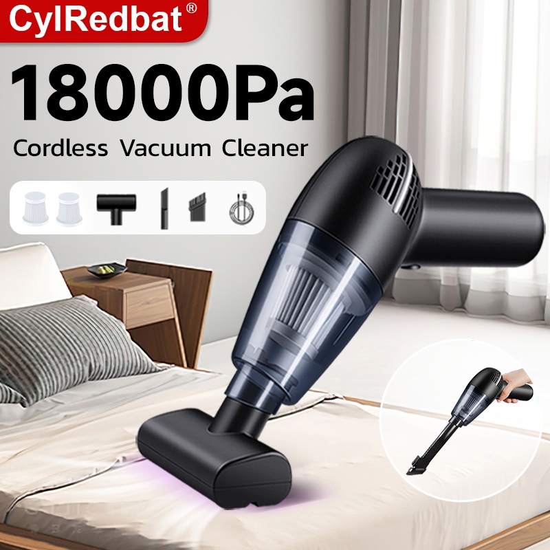 CylRedbat 18000PA Cordless Vacuum Cleaner Wireless Car  Vacuum Cleaner mini Handheld Vacuum Cleaner Dry Wet Vacuum Cleaner 吸尘器