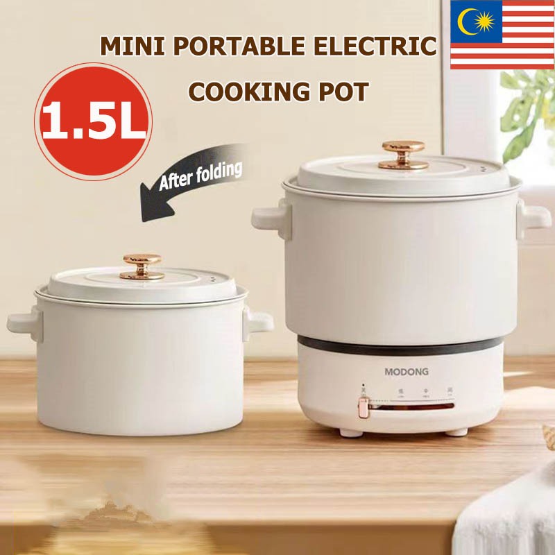 Mini Electric Pot Electric Cooking Pot Portable Small Multi-functional Split Travel Electric Hot Pot Portable Small Multi-functional Split Travel Electric Hot Pot