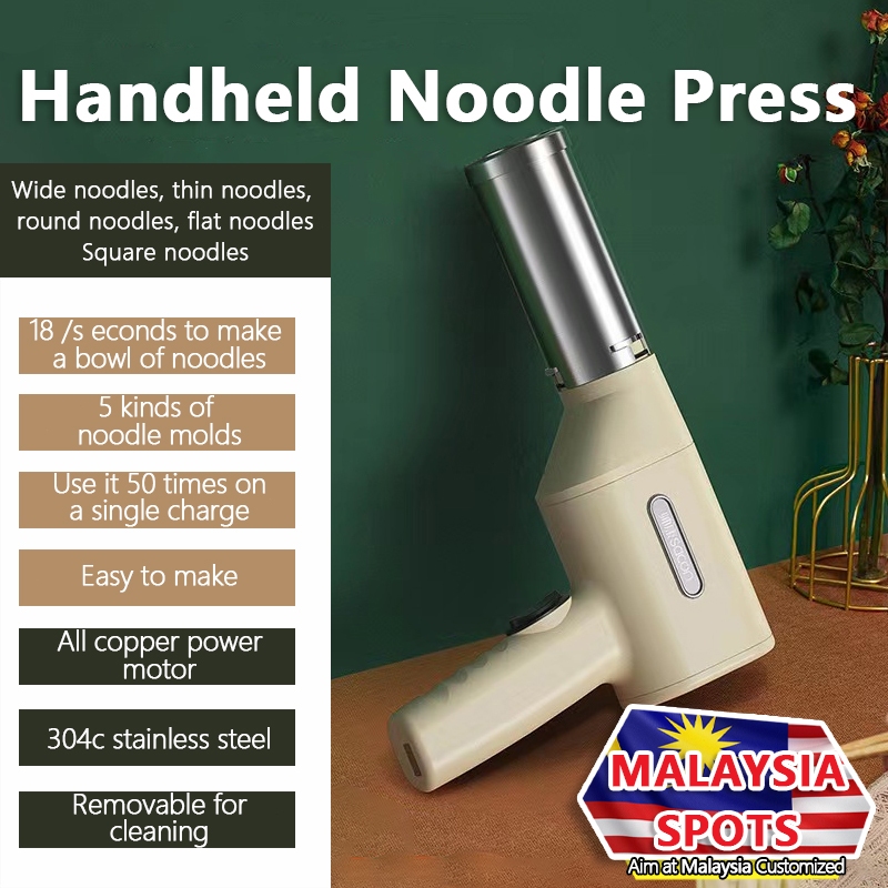 [Malaysian spot goods]Stainless steel noodle machine is convenient for cutting noodle presses pasta maker machine electric